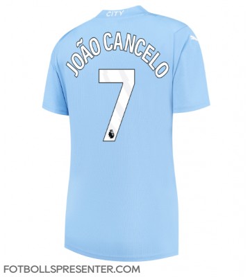 Manchester City Joao Cancelo #7 Hemma Matchtröja Dam 2023-24 Kortärmad